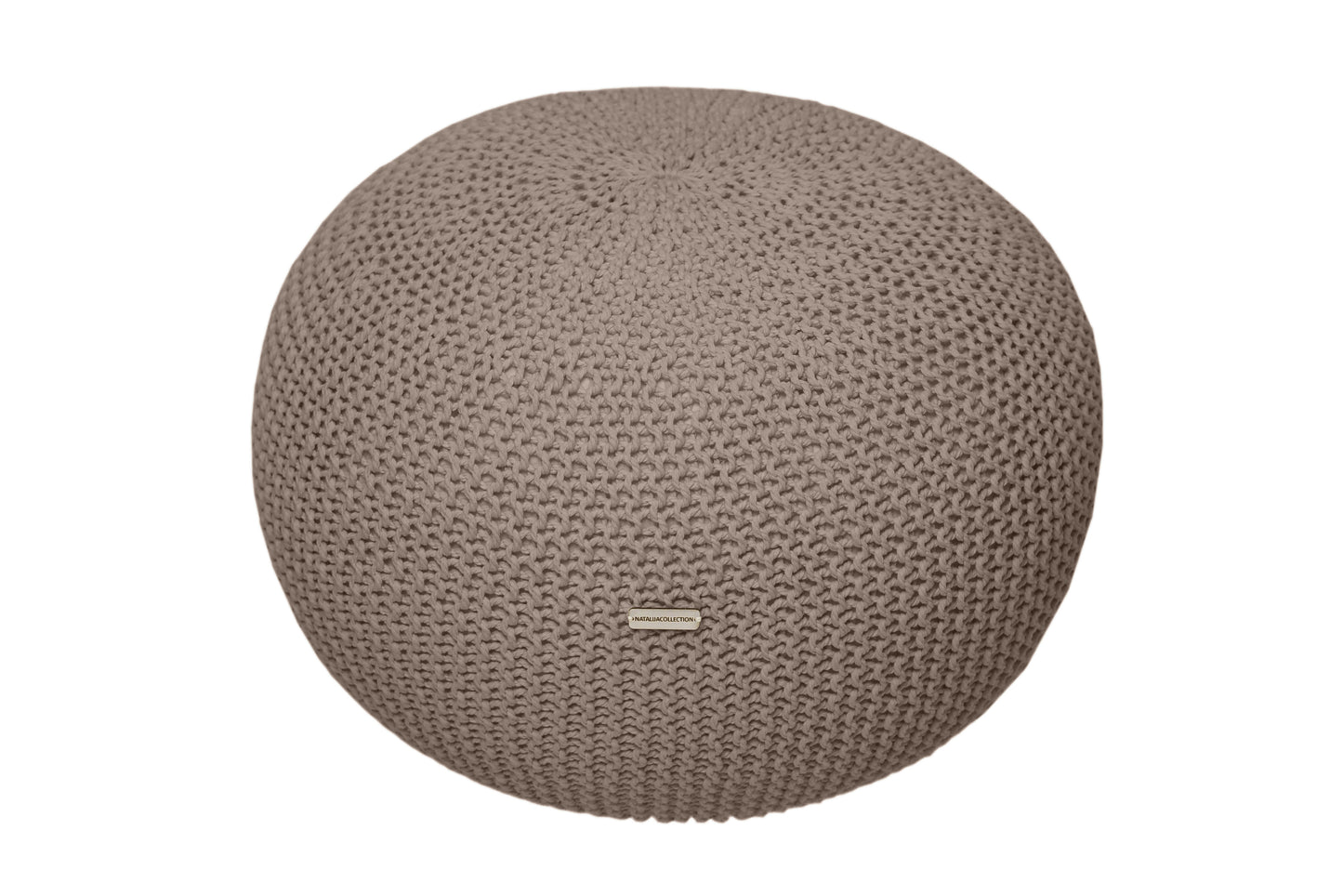 Knitted Pouffe - Zircon