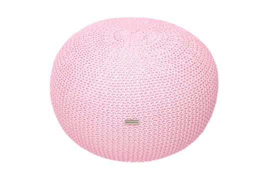 Knitted Pouffe - Kunzite